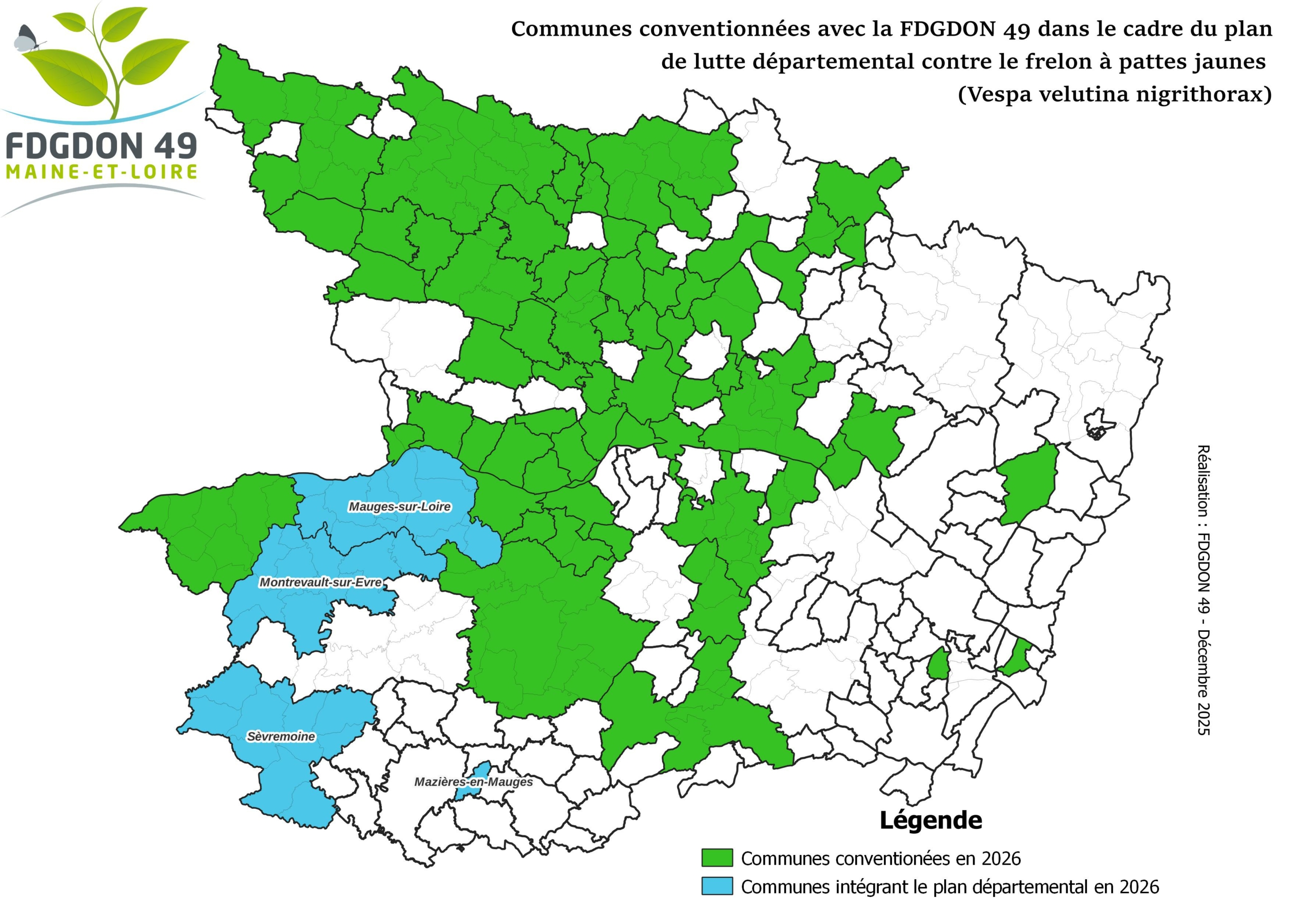 Communes conventionnées 2026